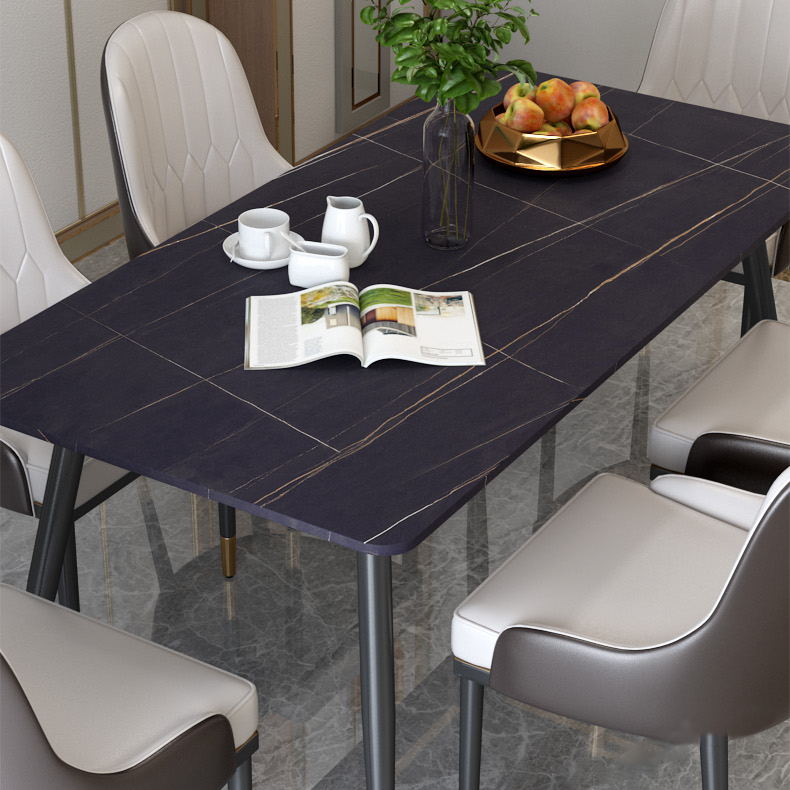 Modern 1/2/5/6/7 Pieces Dining Set Stone Top Dining Furniture Set Clearhalo 'Dining Room Sets' 'Dining Tables & Seating' 'dining_room_set' 'furn' 'furn_dining_room_set' 'Furniture' 'Kitchen & Dining Furniture' 5528797