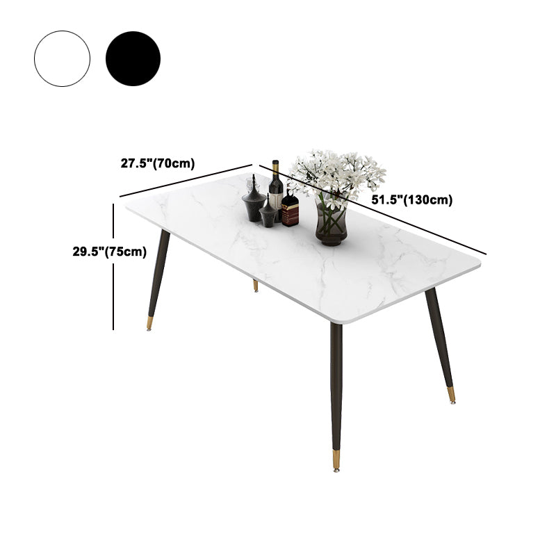 Modern 1/2/5/6/7 Pieces Dining Set Stone Top Dining Furniture Set Clearhalo 'Dining Room Sets' 'Dining Tables & Seating' 'dining_room_set' 'furn' 'furn_dining_room_set' 'Furniture' 'Kitchen & Dining Furniture' 5528805