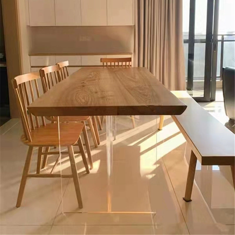 Moderno marrone in legno tavolino da pranzo speciale per cucina