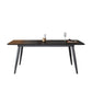 Sintered Stone Industrial Kitchen Desk Rectangle Dining Room Table