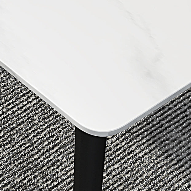 Sintered Stone Industrial Kitchen Desk Rectangle Dining Room Table