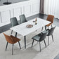 Sintered Stone Industrial Kitchen Desk Rectangle Dining Room Table