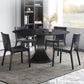 Convertible Dining Table Round Stone Dining Table with Pedestal