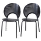 Industrial Metal Dining Room Chair Open Back Dining Side Chair for Restaurant Use