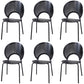 Industrial Metal Dining Room Chair Open Back Dining Side Chair for Restaurant Use