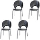Industrial Metal Dining Room Chair Open Back Dining Side Chair for Restaurant Use