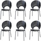 Industrial Metal Dining Room Chair Open Back Dining Side Chair for Restaurant Use