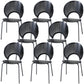 Industrial Metal Dining Room Chair Open Back Dining Side Chair for Restaurant Use