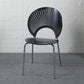 Industrial Metal Dining Room Chair Open Back Dining Side Chair for Restaurant Use