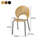 Industrial Metal Dining Room Chair Open Back Dining Side Chair for Restaurant Use