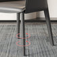 Contemporary Metal Dining Room Chair Leather Dining Chairs for Home Use Clearhalo 'Dining Chairs' 'Dining Tables & Seating' 'dining_chair' 'furn' 'furn_dining_chair' 'Furniture' 'Kitchen & Dining Furniture' 5529563