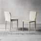 Contemporary Metal Dining Room Chair Armless Leather Dining Chairs for Home Use