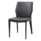 Contemporary Metal Dining Room Chair Armless Leather Dining Chairs for Home Use