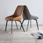 Contemporary Style Dining Chair Armless Chairs with Metal Legs for Home