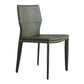 Contemporary Style Dining Chairs Armless Chairs with Metal Legs for Home Blackish Green 1 Piece Clearhalo 'Dining Chairs' 'Dining Tables & Seating' 'dining_chair' 'furn' 'furn_dining_chair' 'Furniture' 'Kitchen & Dining Furniture' 5529631
