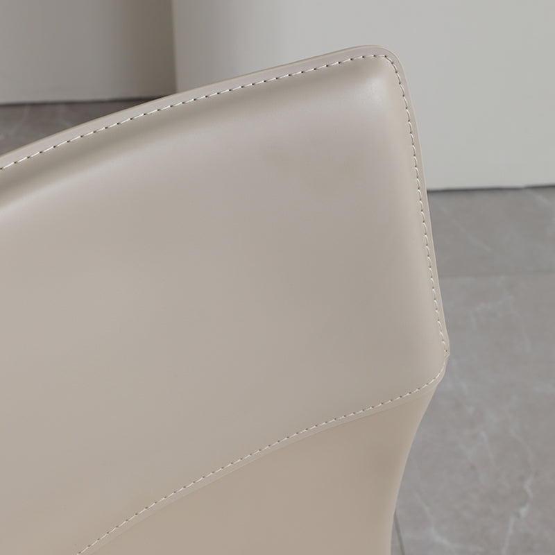 Contemporary Style Dining Chairs Armless Chairs with Metal Legs for Home Clearhalo 'Dining Chairs' 'Dining Tables & Seating' 'dining_chair' 'furn' 'furn_dining_chair' 'Furniture' 'Kitchen & Dining Furniture' 5529632