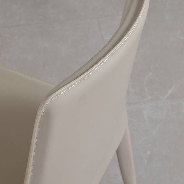 Contemporary Style Dining Chairs Armless Chairs with Metal Legs for Home Clearhalo 'Dining Chairs' 'Dining Tables & Seating' 'dining_chair' 'furn' 'furn_dining_chair' 'Furniture' 'Kitchen & Dining Furniture' 5529634