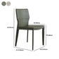 Contemporary Style Dining Chairs Armless Chairs with Metal Legs for Home Clearhalo 'Dining Chairs' 'Dining Tables & Seating' 'dining_chair' 'furn' 'furn_dining_chair' 'Furniture' 'Kitchen & Dining Furniture' 5529641