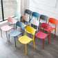 Scandinavian Stackable Armless Dining Chairs Plastic Open Back Dining Side Chair Clearhalo 'Dining Chairs' 'Dining Tables & Seating' 'dining_chair' 'furn' 'furn_dining_chair' 'Furniture' 'Kitchen & Dining Furniture' 5529647