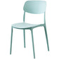 Scandinavian Stackable Armless Dining Chairs Plastic Open Back Dining Side Chair Clearhalo 'Dining Chairs' 'Dining Tables & Seating' 'dining_chair' 'furn' 'furn_dining_chair' 'Furniture' 'Kitchen & Dining Furniture' 5529651