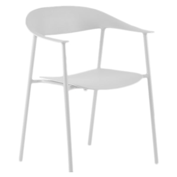 Sedie da pranzo in stile contemporaneo sedie a braccio con gambe in metallo per la casa