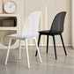 Sillas de comedor de estilo contemporáneo sillas sin brazos con patas de plástico para el hogar