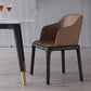 Sedia da pranzo marrone contemporanea sedia da pranzo in legno di quercia nera