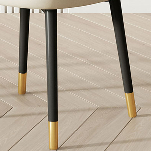 Glamlose esslose Esstühle Kunstleder Haus Essneitenstuhl