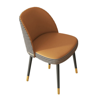 Glamlose esslose Esstühle Kunstleder Haus Essneitenstuhl