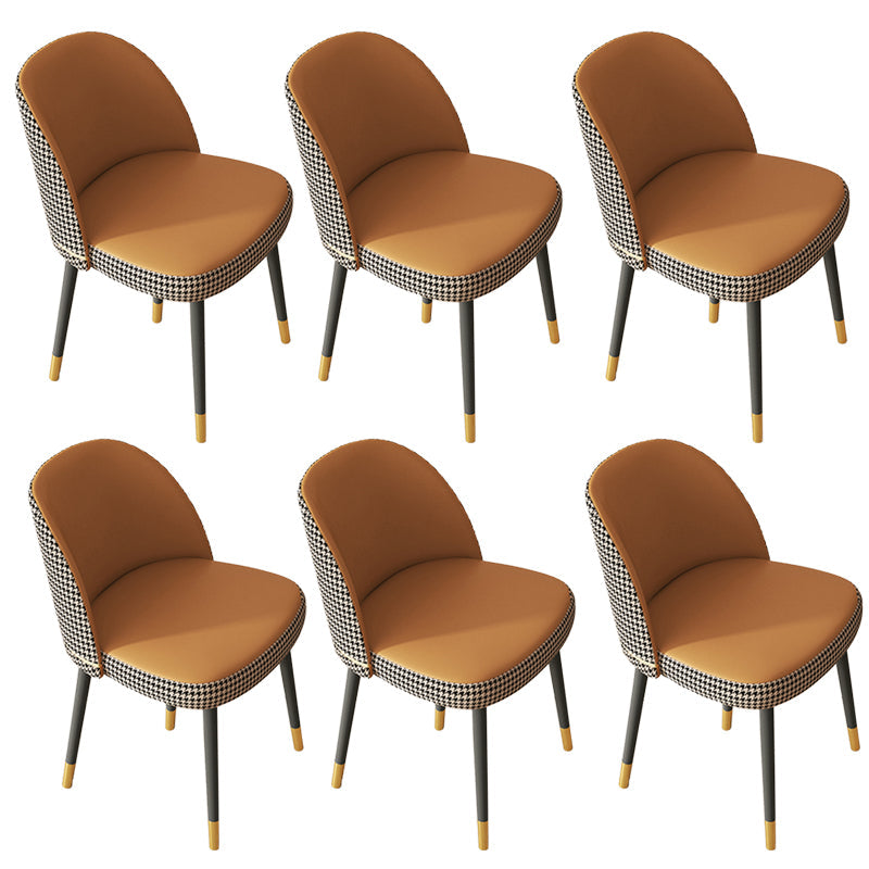 Glamlose esslose Esstühle Kunstleder Haus Essneitenstuhl