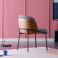 Contemporary Dining Chair Armless Dining Chair with Metal Legs for Kitchen