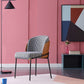 Contemporary Dining Chair Armless Dining Chair with Metal Legs for Kitchen