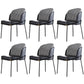 Contemporary Dining Chair Armless Dining Chair with Metal Legs for Kitchen