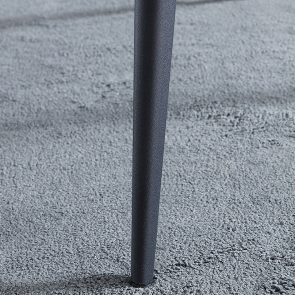 Modern Armless Dining Chairs Faux Leather Wingback Dining Side Chair Clearhalo 'Dining Chairs' 'Dining Tables & Seating' 'dining_chair' 'furn' 'furn_dining_chair' 'Furniture' 'Kitchen & Dining Furniture' 5530023