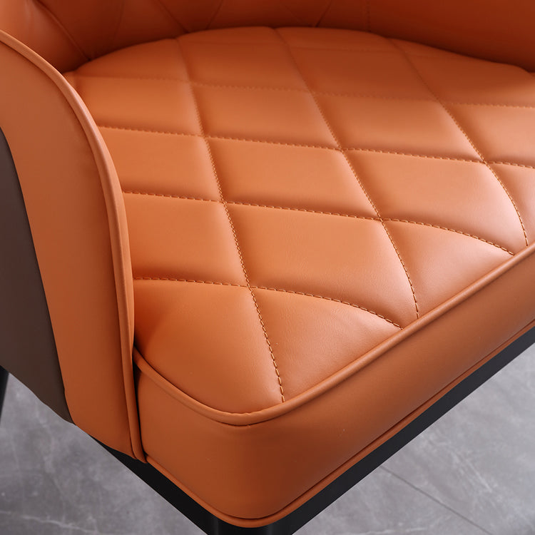 Contemporary Dining Chair Arm Dining Chair with Metal Legs for Kitchen Clearhalo 'Dining Chairs' 'Dining Tables & Seating' 'dining_chair' 'furn' 'furn_dining_chair' 'Furniture' 'Kitchen & Dining Furniture' 5530049