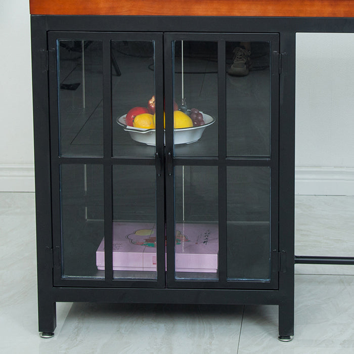 Tradizionale stazionario cucina isola set di isola da cucina in metallo per uso domestico