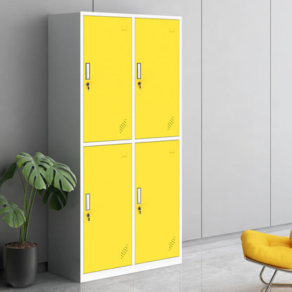 Gabinete de almacenamiento con bisagras de armario de armario de acero contemporáneo para el hogar