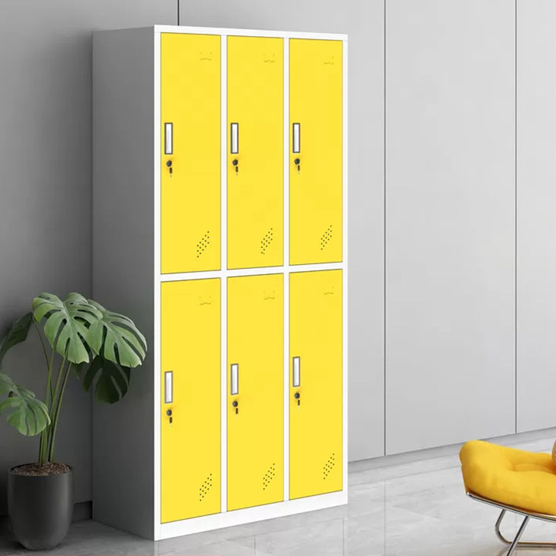 Gabinete de almacenamiento con bisagras de armario de armario de acero contemporáneo para el hogar