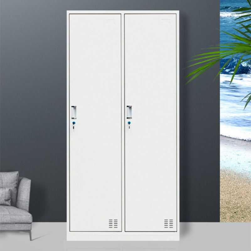 Contemporary Style Wardrobe White Metal Wardrobe Closet for Home 2 Clearhalo 'Armoires & Wardrobes' 'armoires_wardrobes' 'Bedroom Furniture' 'furn' 'furn_armoires_wardrobes' 'Furniture' 5530141