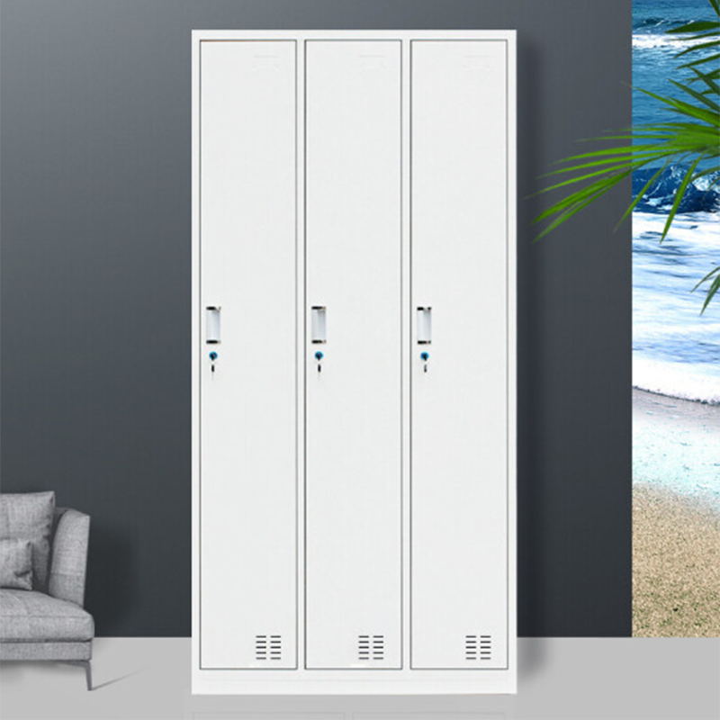 Contemporary Style Wardrobe White Metal Wardrobe Closet for Home 3 Clearhalo 'Armoires & Wardrobes' 'armoires_wardrobes' 'Bedroom Furniture' 'furn' 'furn_armoires_wardrobes' 'Furniture' 5530143