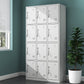Contemporary Style Wardrobe White Metal Wardrobe Closet for Home Clearhalo 'Armoires & Wardrobes' 'armoires_wardrobes' 'Bedroom Furniture' 'furn' 'furn_armoires_wardrobes' 'Furniture' 5530146