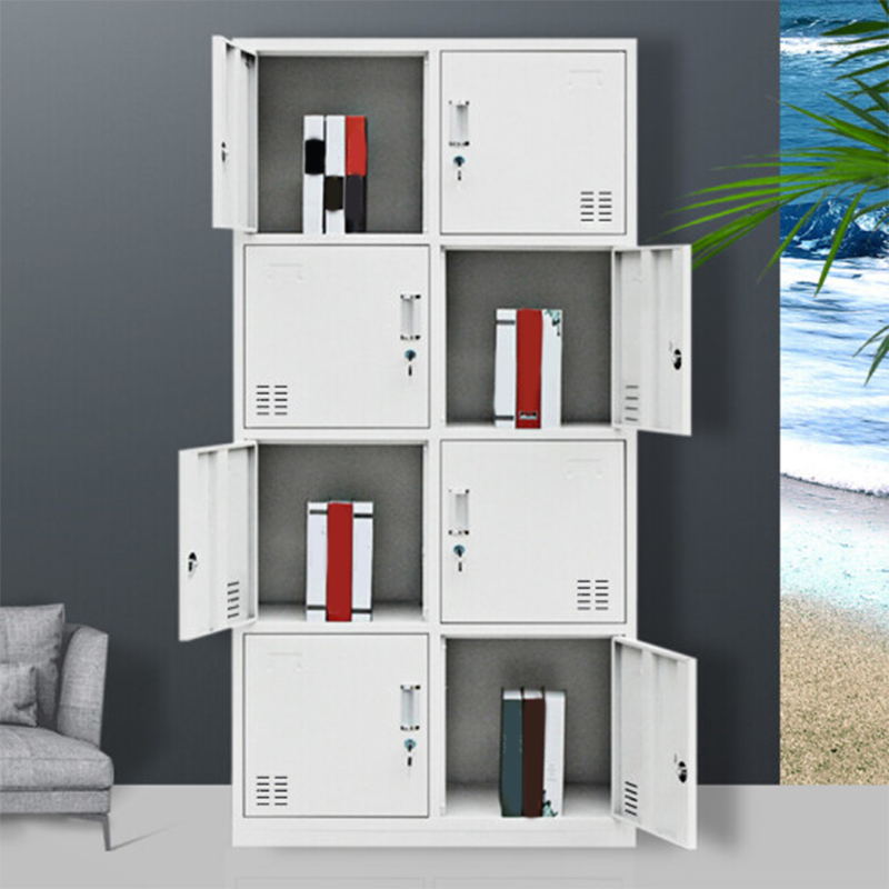 Contemporary Style Wardrobe White Metal Wardrobe Closet for Home 8 Clearhalo 'Armoires & Wardrobes' 'armoires_wardrobes' 'Bedroom Furniture' 'furn' 'furn_armoires_wardrobes' 'Furniture' 5530148