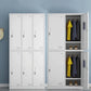 Contemporary Style Wardrobe White Metal Wardrobe Closet for Home Clearhalo 'Armoires & Wardrobes' 'armoires_wardrobes' 'Bedroom Furniture' 'furn' 'furn_armoires_wardrobes' 'Furniture' 5530151