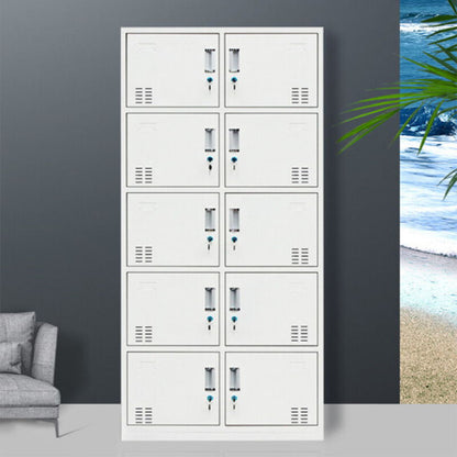 Contemporary Style Wardrobe White Metal Wardrobe Closet for Home 12 Clearhalo 'Armoires & Wardrobes' 'armoires_wardrobes' 'Bedroom Furniture' 'furn' 'furn_armoires_wardrobes' 'Furniture' 5530154