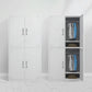 Contemporary Style Wardrobe White Metal Wardrobe Closet for Home Clearhalo 'Armoires & Wardrobes' 'armoires_wardrobes' 'Bedroom Furniture' 'furn' 'furn_armoires_wardrobes' 'Furniture' 5530156