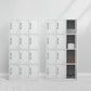 Contemporary Style Wardrobe White Metal Wardrobe Closet for Home Clearhalo 'Armoires & Wardrobes' 'armoires_wardrobes' 'Bedroom Furniture' 'furn' 'furn_armoires_wardrobes' 'Furniture' 5530161