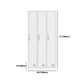Contemporary Style Wardrobe White Metal Wardrobe Closet for Home Clearhalo 'Armoires & Wardrobes' 'armoires_wardrobes' 'Bedroom Furniture' 'furn' 'furn_armoires_wardrobes' 'Furniture' 5530163