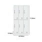 Contemporary Style Wardrobe White Metal Wardrobe Closet for Home Clearhalo 'Armoires & Wardrobes' 'armoires_wardrobes' 'Bedroom Furniture' 'furn' 'furn_armoires_wardrobes' 'Furniture' 5530165