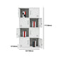 Contemporary Style Wardrobe White Metal Wardrobe Closet for Home Clearhalo 'Armoires & Wardrobes' 'armoires_wardrobes' 'Bedroom Furniture' 'furn' 'furn_armoires_wardrobes' 'Furniture' 5530166