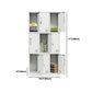 Contemporary Style Wardrobe White Metal Wardrobe Closet for Home Clearhalo 'Armoires & Wardrobes' 'armoires_wardrobes' 'Bedroom Furniture' 'furn' 'furn_armoires_wardrobes' 'Furniture' 5530167